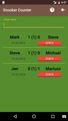 Snooker Counter android App screenshot 0